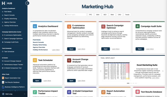 Hub homepage redesign preview